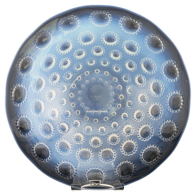 A René Lalique Art Deco Glass bowl Asters No.2 