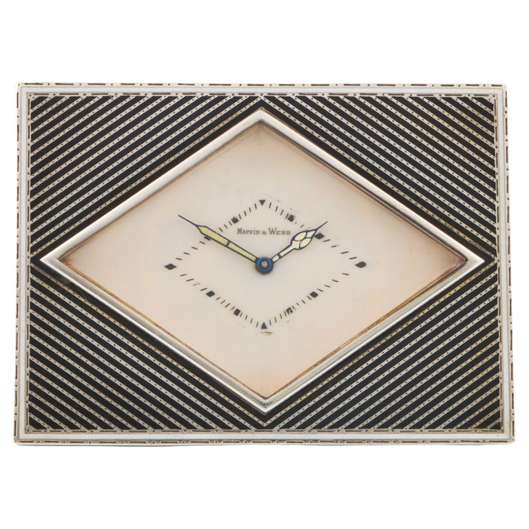 Vintage Mappin & Webb Desk CLock - Jeroen Markies Art Deco