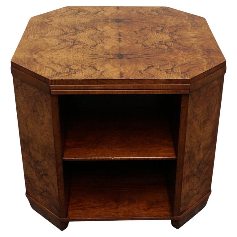 Art Deco Heal's of London Walnut Library Table - Jeroen Markies Art Deco