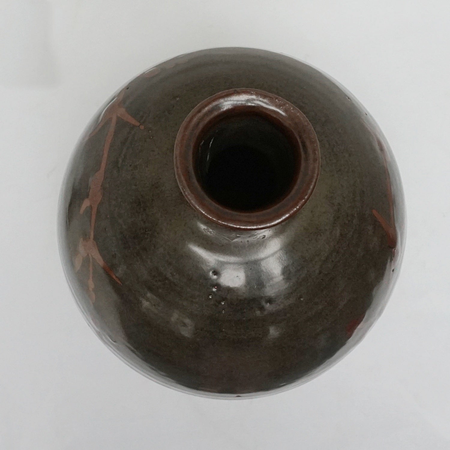 A Large Tenmoku Glazed Stoneware Vase by William Marshall - Jeroen Markies Art Deco