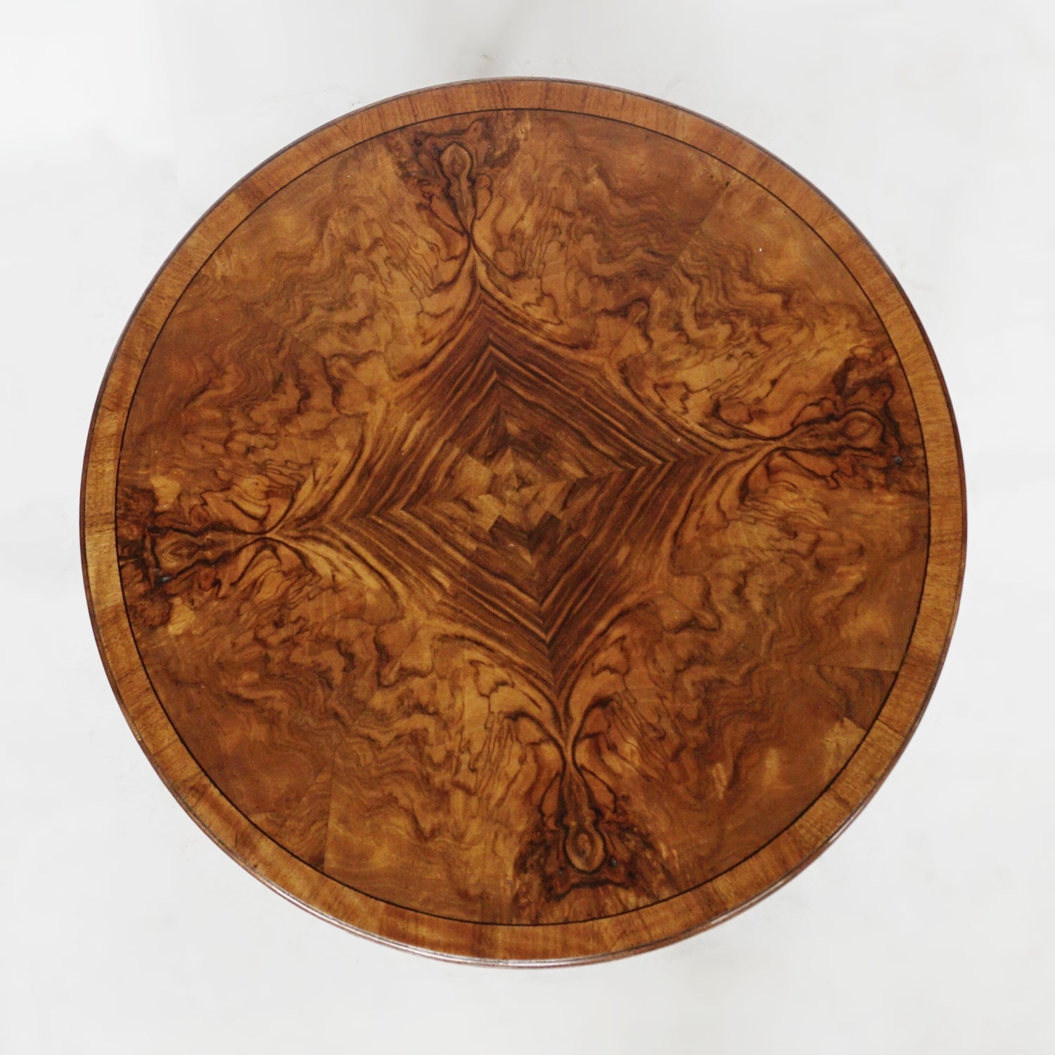 Vintage Art Deco Burr Walnut Library Table Jeroen Markies Art Deco