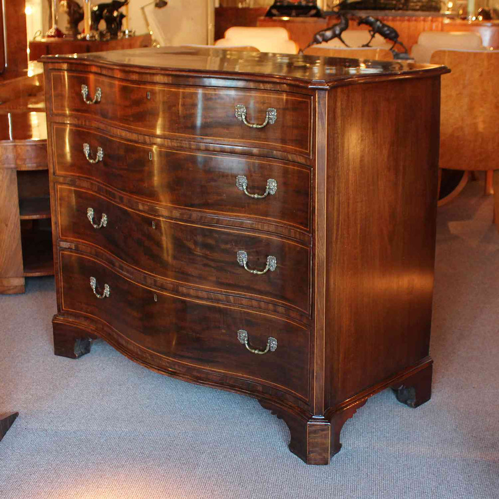 Mahogany chest of drawers
