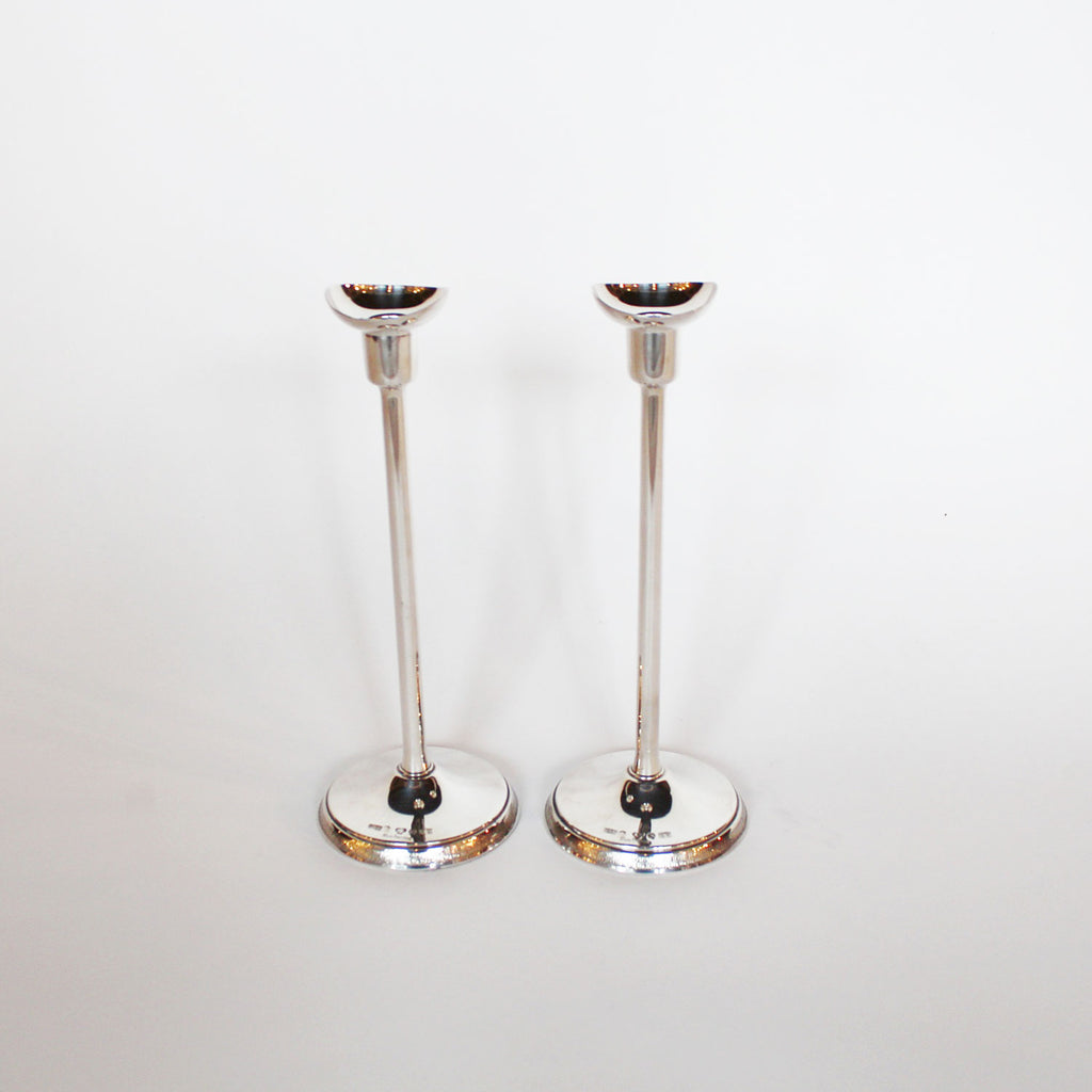 Ainar Axelsson Silver Candlesticks