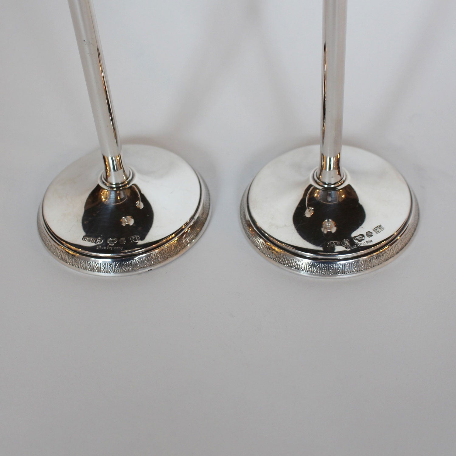 Ainar Axelsson Silver Candlesticks