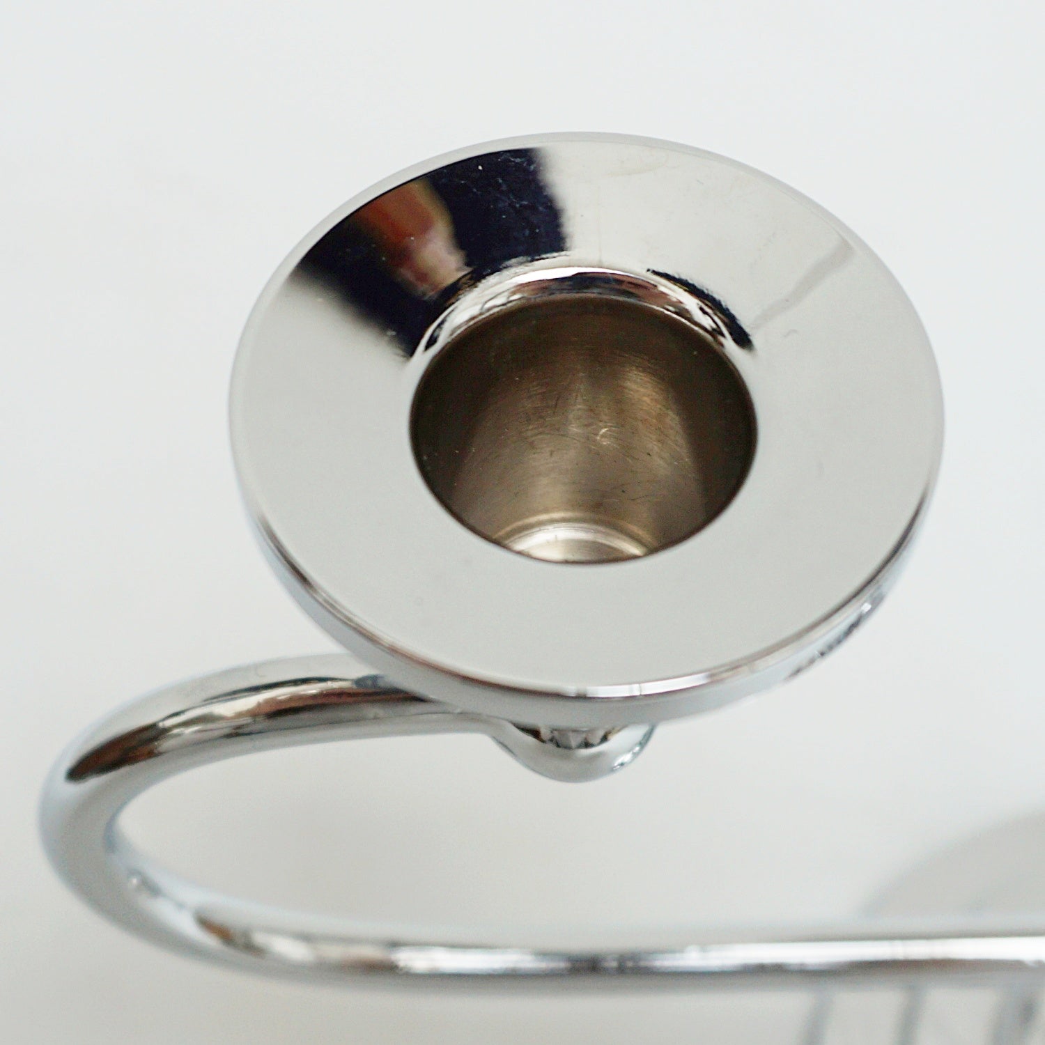 Art Deco Style Chromed Metal and Bakelite Candlesticks - Jeroen Markies Art Deco