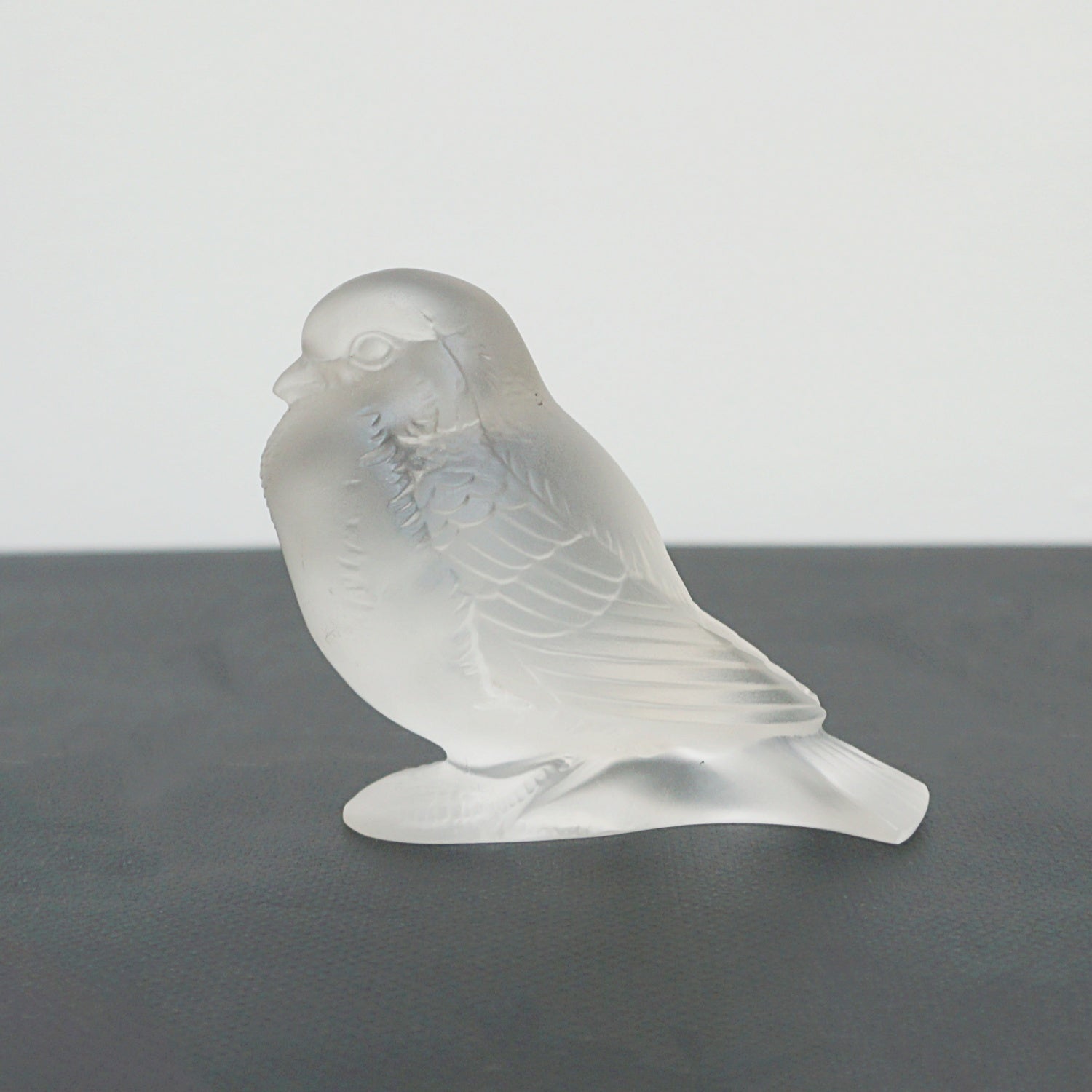 Rene Lalique 'Moineau Fier' Original Glass Bird Paperweight- Jeroen Markies Art Deco