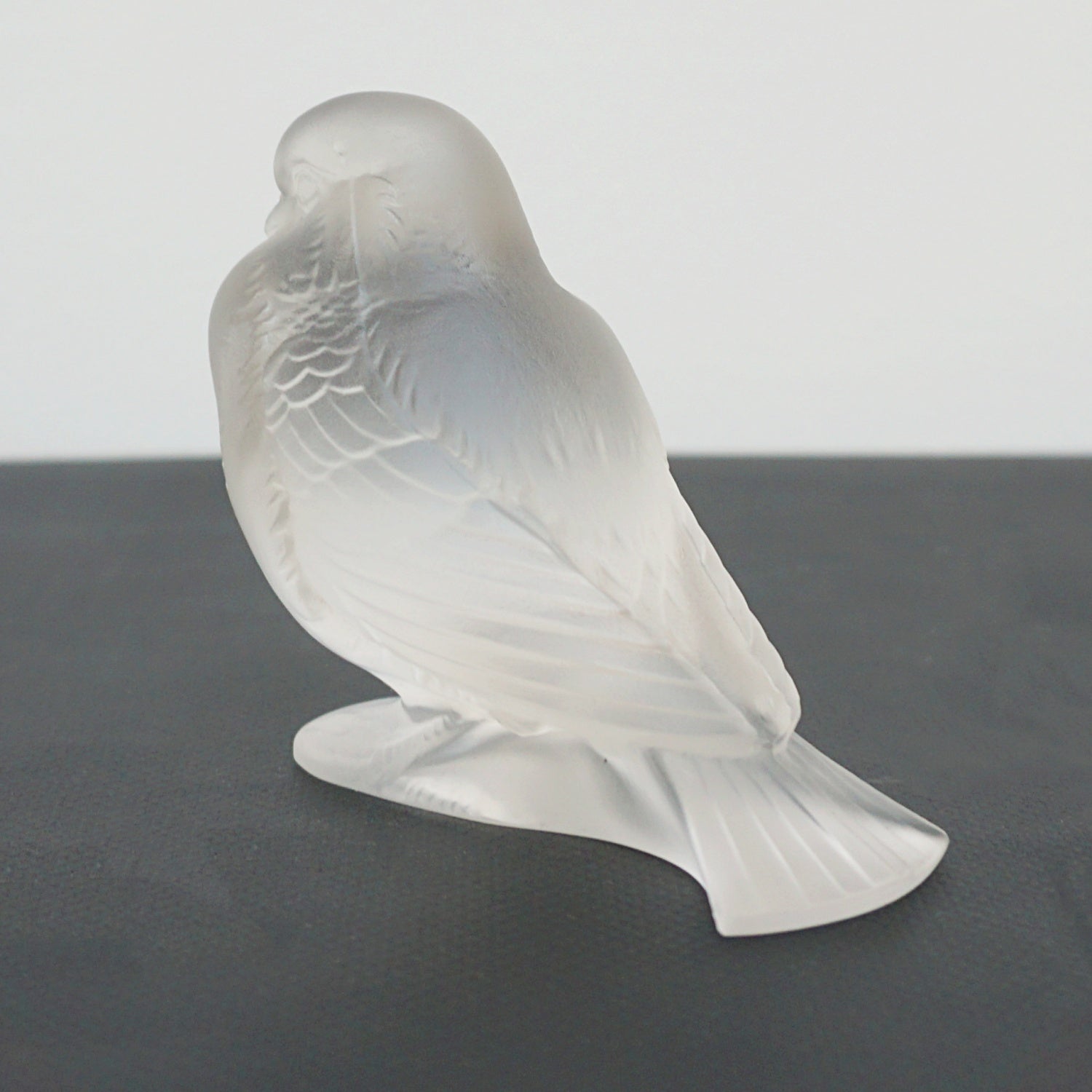 Rene Lalique 'Moineau Fier' Original Glass Bird Paperweight- Jeroen Markies Art Deco