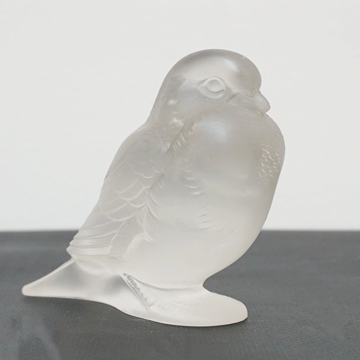 Rene Lalique 'Moineau Fier' Original Glass Bird Paperweight- Jeroen Markies Art Deco