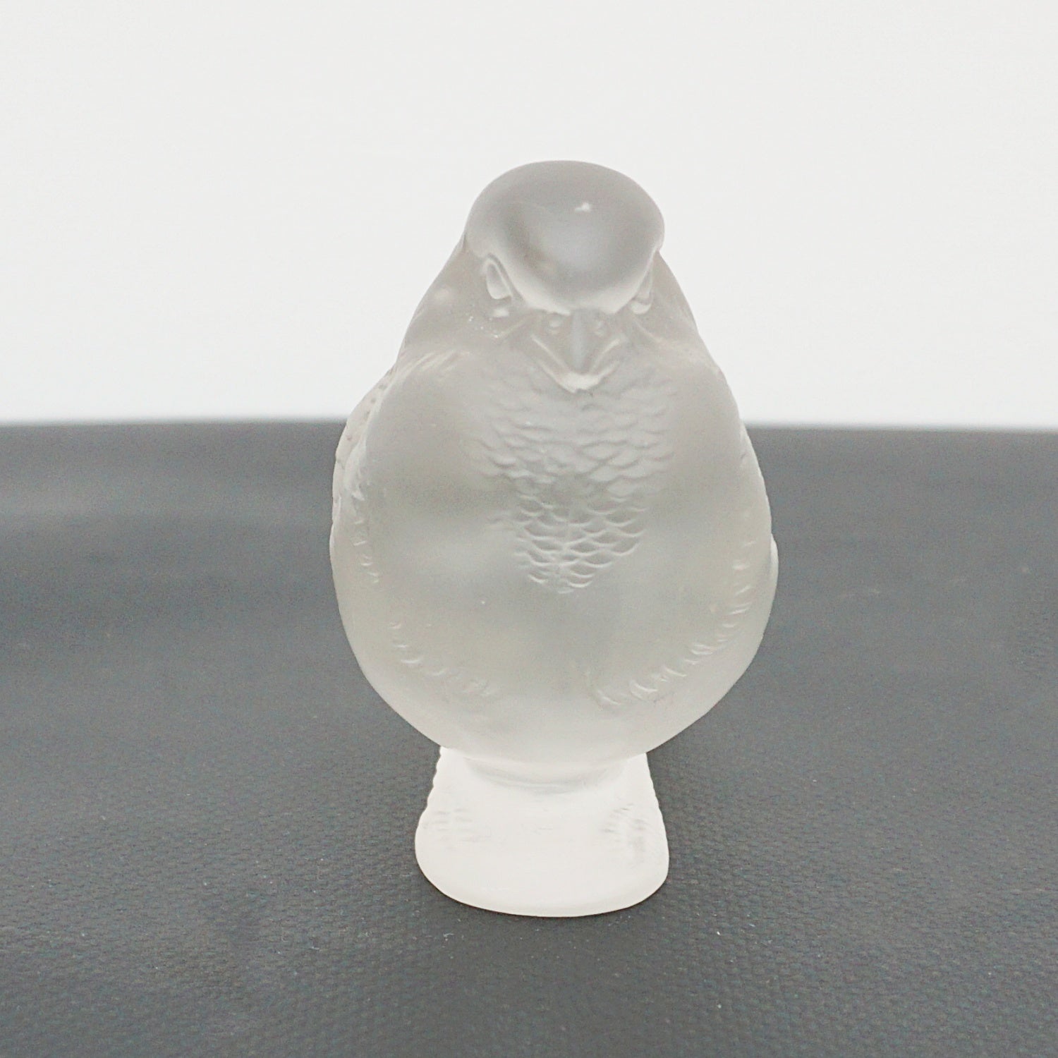 Rene Lalique 'Moineau Fier' Original Glass Bird Paperweight- Jeroen Markies Art Deco
